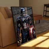 Captain America Premium Canvas Frames Wall Art